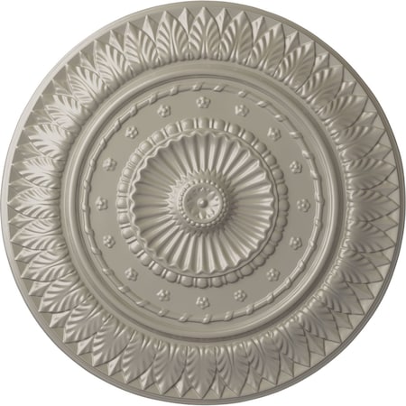 Ekena Millwork Christopher Ceiling Medallion, Hand-Painted Pearl White, 26 5/8"OD x 2 1/4"P CM26CSPWS